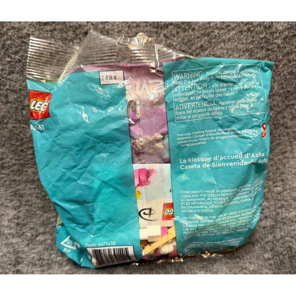LEGO Disney Wish Ashas Welcome Kiosk 30661 Polybag 26 Pcs New Sealed